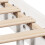 VidaXL vidaXL Bookcase Bed without Mattress Bed Base White 140x200cm Solid Wood Pine 10