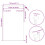 VidaXL vidaXL Roller Blind Blackout White 130x175 cm Fabric Width 126.6 cm Polyester 4