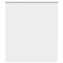 vidaXL Roller Blind Blackout White 130x175 cm Fabric Width 126.6 cm Polyester