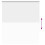 VidaXL vidaXL Roller Blind Blackout White 130x175 cm Fabric Width 126.6 cm Polyester 9
