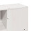 VidaXL vidaXL Bookcase Bed without Mattress Bed White 140x190 cm Solid Wood Pine 10