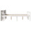 VidaXL vidaXL Bookcase Bed without Mattress Bed White 140x190 cm Solid Wood Pine 5