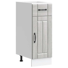 (grey sonoma, 30 x 46 x 81.5 cm) vidaXL Oven Cabinets Kitchen Cabinet Oven Unit 2 pcs Kalmar Engineered Wood