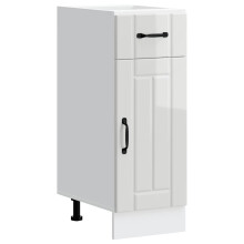 (high gloss white, 30 x 46 x 81.5 cm) vidaXL Oven Cabinets Kitchen Cabinet Oven Unit 2 pcs Kalmar Engineered Wood
