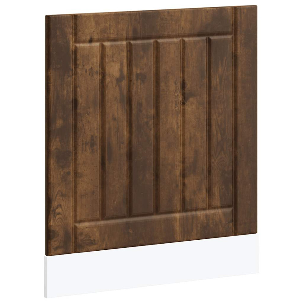 Vidaxl (Smoked Oak, 60 X 1.5 X 67 Cm) Oven Cabinets Kitchen Cabinet Oven Unit 2 Pcs Kalmar Engineered Wood