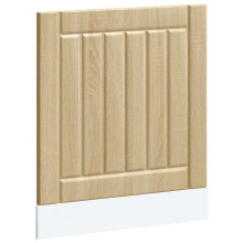 (sonoma oak, 60 x 1.5 x 67 cm) vidaXL Oven Cabinets Kitchen Cabinet Oven Unit 2 pcs Kalmar Engineered Wood