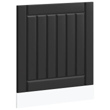 (black, 60 x 1.5 x 67 cm) vidaXL Oven Cabinets Kitchen Cabinet Oven Unit 2 pcs Kalmar Engineered Wood