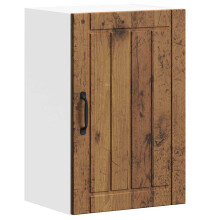 (old wood, 40 x 31 x 60 cm) vidaXL Oven Cabinets Kitchen Cabinet Oven Unit 2 pcs Kalmar Engineered Wood