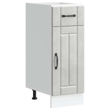 (concrete grey, 30 x 46 x 81.5 cm) vidaXL Oven Cabinets Kitchen Cabinet Oven Unit 2 pcs Kalmar Engineered Wood