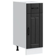(black, 30 x 46 x 81.5 cm) vidaXL Oven Cabinets Kitchen Cabinet Oven Unit 2 pcs Kalmar Engineered Wood