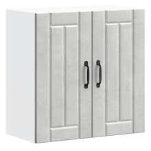 (concrete grey, 60 x 31 x 60 cm) vidaXL Oven Cabinets Kitchen Cabinet Oven Unit 2 pcs Kalmar Engineered Wood
