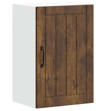 (smoked oak, 40 x 31 x 60 cm) vidaXL Oven Cabinets Kitchen Cabinet Oven Unit 2 pcs Kalmar Engineered Wood