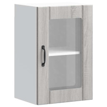 (grey sonoma, 40 x 31 x 60 cm) vidaXL Oven Cabinets Kitchen Cabinet Oven Unit 2 pcs Kalmar Engineered Wood