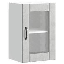 (concrete grey, 40 x 31 x 60 cm) vidaXL Oven Cabinets Kitchen Cabinet Oven Unit 2 pcs Kalmar Engineered Wood