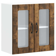 (smoked oak, 60 x 31 x 60 cm) vidaXL Oven Cabinets Kitchen Cabinet Oven Unit 2 pcs Kalmar Engineered Wood