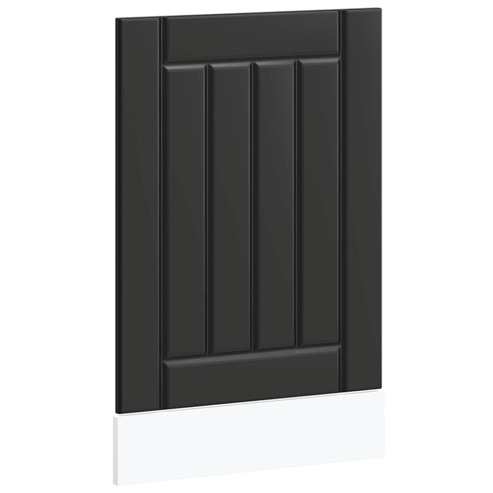 (Black, 45 X 1.5 X 67 Cm) Vidaxl Oven Cabinets Kitchen Cabinet Oven Unit 2 Pcs Kalmar Engineered Wood