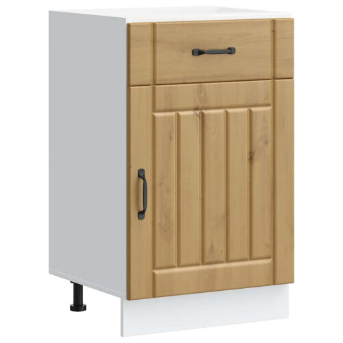 VidaXL vidaXL Küchen-Unterschrank Lucca Artisan-Eiche Holzwerkstoff