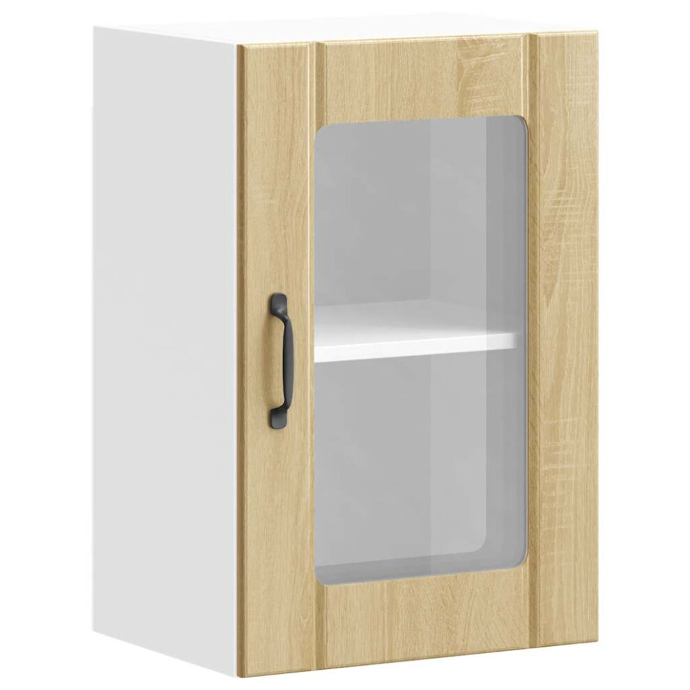 Vidaxl (Sonoma Oak, 40 X 31 X 60 Cm) Oven Cabinets Kitchen Cabinet Oven Unit 2 Pcs Kalmar Engineered Wood