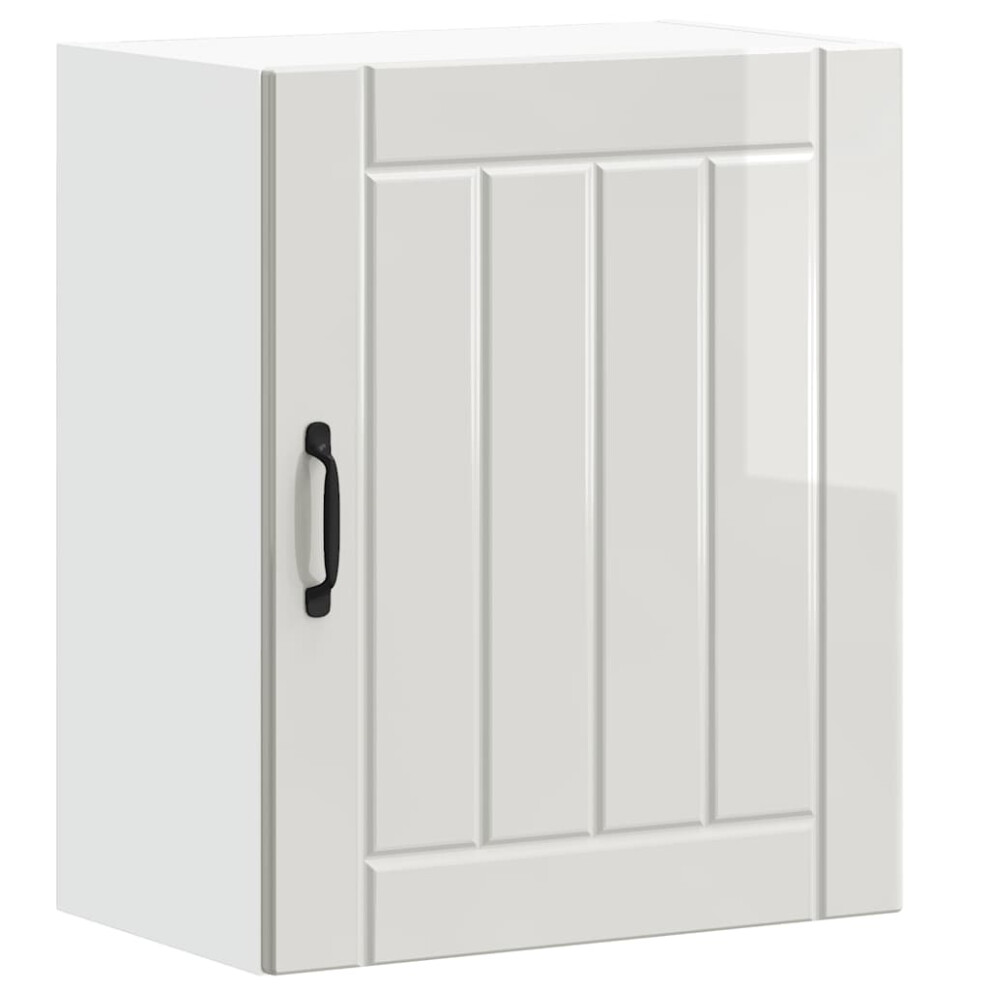 (high gloss white, 50 x 31 x 60 cm) vidaXL Oven Cabinets Kitchen Cabinet Oven Unit 2 pcs Kalmar Engineered Wood