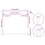 VidaXL vidaXL Roller Blind Blackout Off White 160x150cm Fabric Width 156.6cm Polyester 4