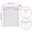 VidaXL vidaXL Plissee Hellgrau 100x150 cm Stoffbreite 99,4 cm Polyester 4
