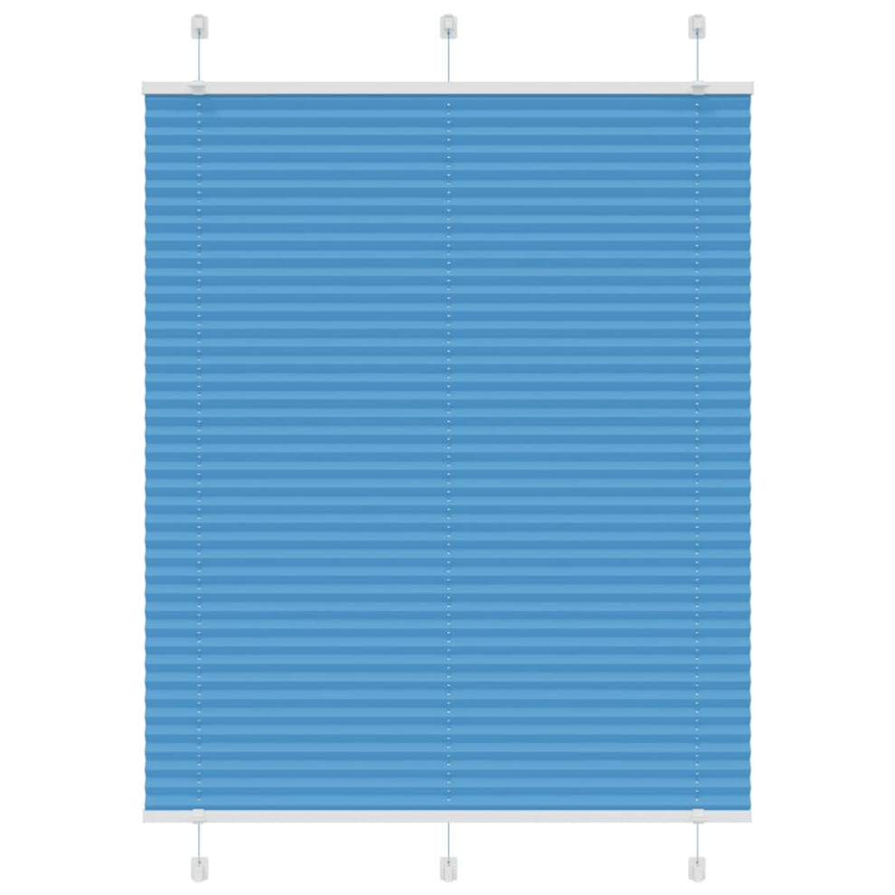 Vidaxl (Blue, 105 X 100 Cm) Pleated Blind Anthracite 95X100 Cm Fabric Width 94.4 Cm Polyester - Image 2