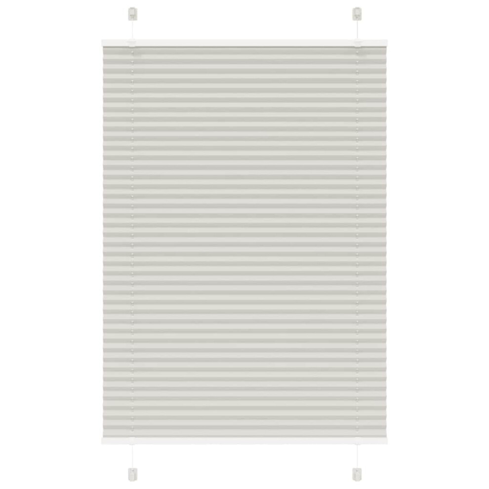 Vidaxl (Light Grey, 100 X 100 Cm) Pleated Blind Anthracite 95X100 Cm Fabric Width 94.4 Cm Polyester