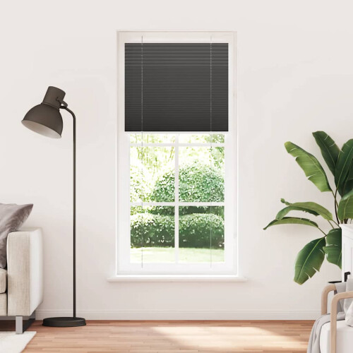 VidaXL vidaXL Plissee Schwarz 90x200 cm Stoffbreite 89,4 cm Polyester 1