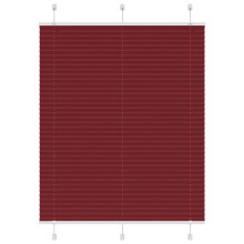 vidaXL Plissee Bordeauxrot 105x100 cm Stoffbreite 104,4 cm Polyester