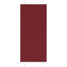 vidaXL Plissee Bordeauxrot 90x200 cm Stoffbreite 89,4 cm Polyester