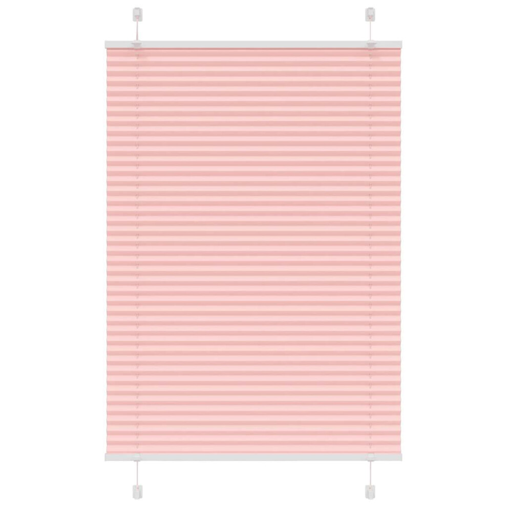 Vidaxl (Pink, 100 X 150 Cm) Pleated Blind Anthracite 95X100 Cm Fabric Width 94.4 Cm Polyester