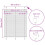 VidaXL vidaXL Plissee Bordeauxrot 105x100 cm Stoffbreite 104,4 cm Polyester 4