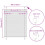 VidaXL vidaXL Plissee Schwarz 100x150 cm Stoffbreite 99,4 cm Polyester 4