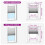 VidaXL vidaXL Plissee Rosa 95x200 cm Stoffbreite 94,4 cm Polyester 6