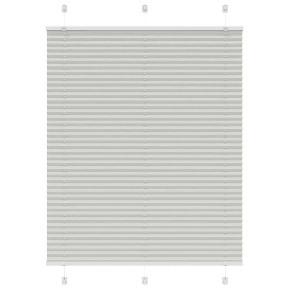 Vidaxl (Light Grey, 105 X 100 Cm) Pleated Blind Anthracite 95X100 Cm Fabric Width 94.4 Cm Polyester