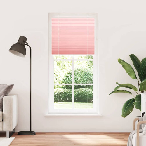 VidaXL vidaXL Plissee Rosa 95x200 cm Stoffbreite 94,4 cm Polyester 1