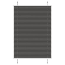 vidaXL Plissee Schwarz 100x150 cm Stoffbreite 99,4 cm Polyester