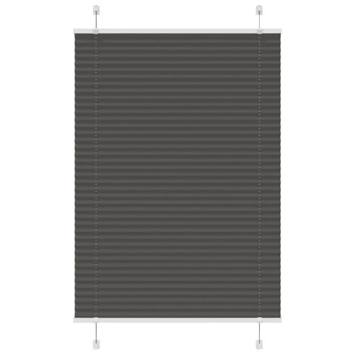 VidaXL vidaXL Plissee Schwarz 100x150 cm Stoffbreite 99,4 cm Polyester