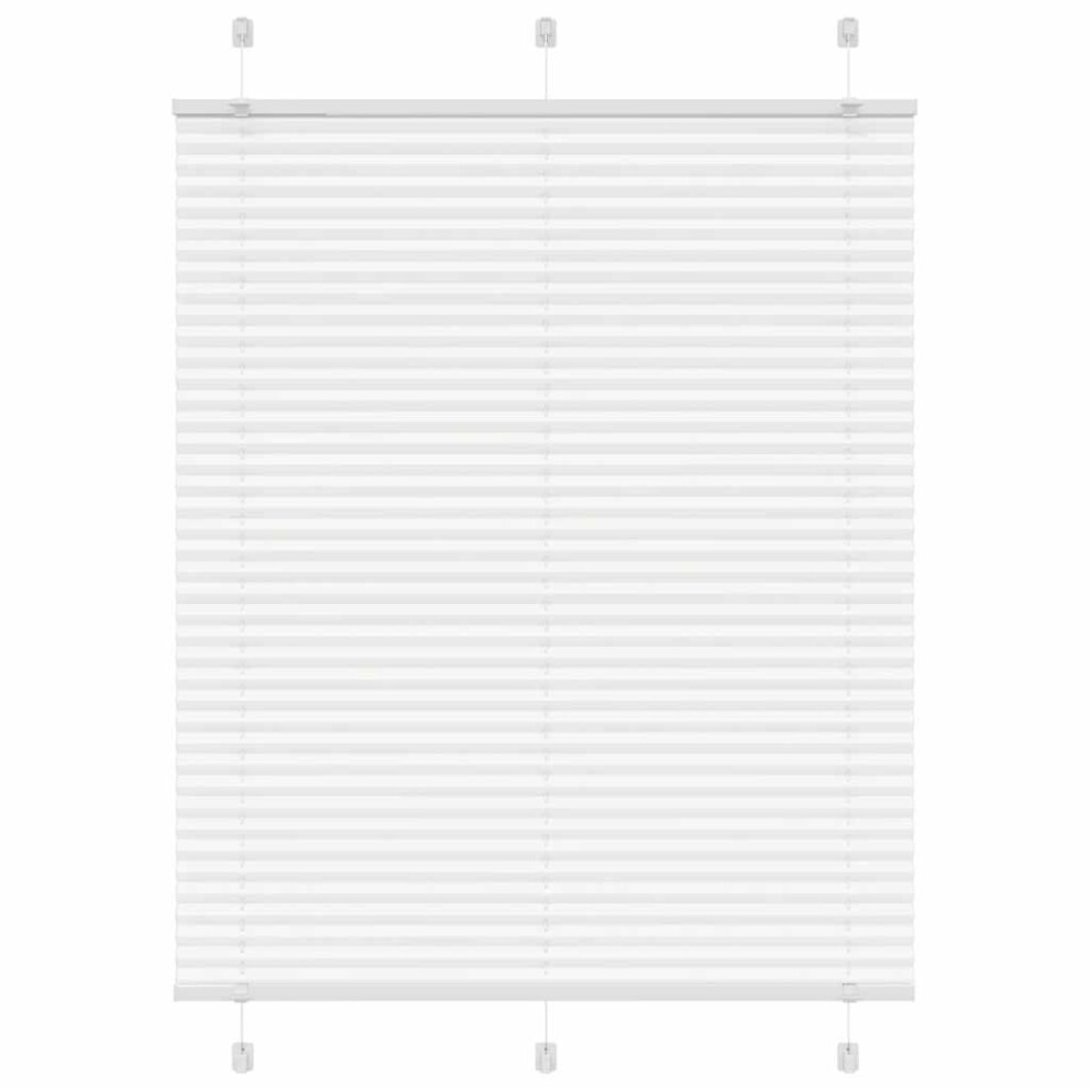 Vidaxl (White, 105 X 100 Cm) Pleated Blind Anthracite 95X100 Cm Fabric Width 94.4 Cm Polyester