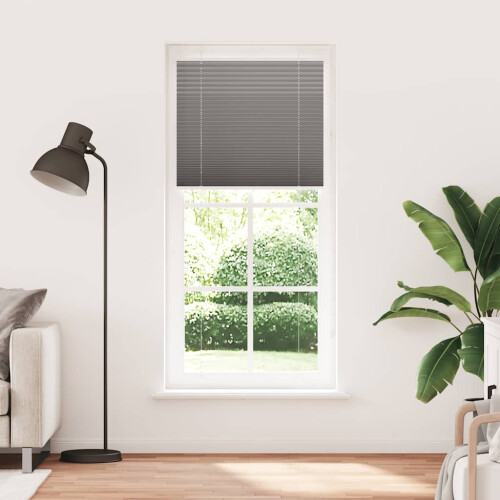 VidaXL vidaXL Plissee Anthrazit 95x200 cm Stoffbreite 94,4 cm Polyester 1