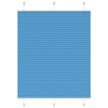 vidaXL Plissee Blau 105x150 cm Stoffbreite 104,4 cm Polyester