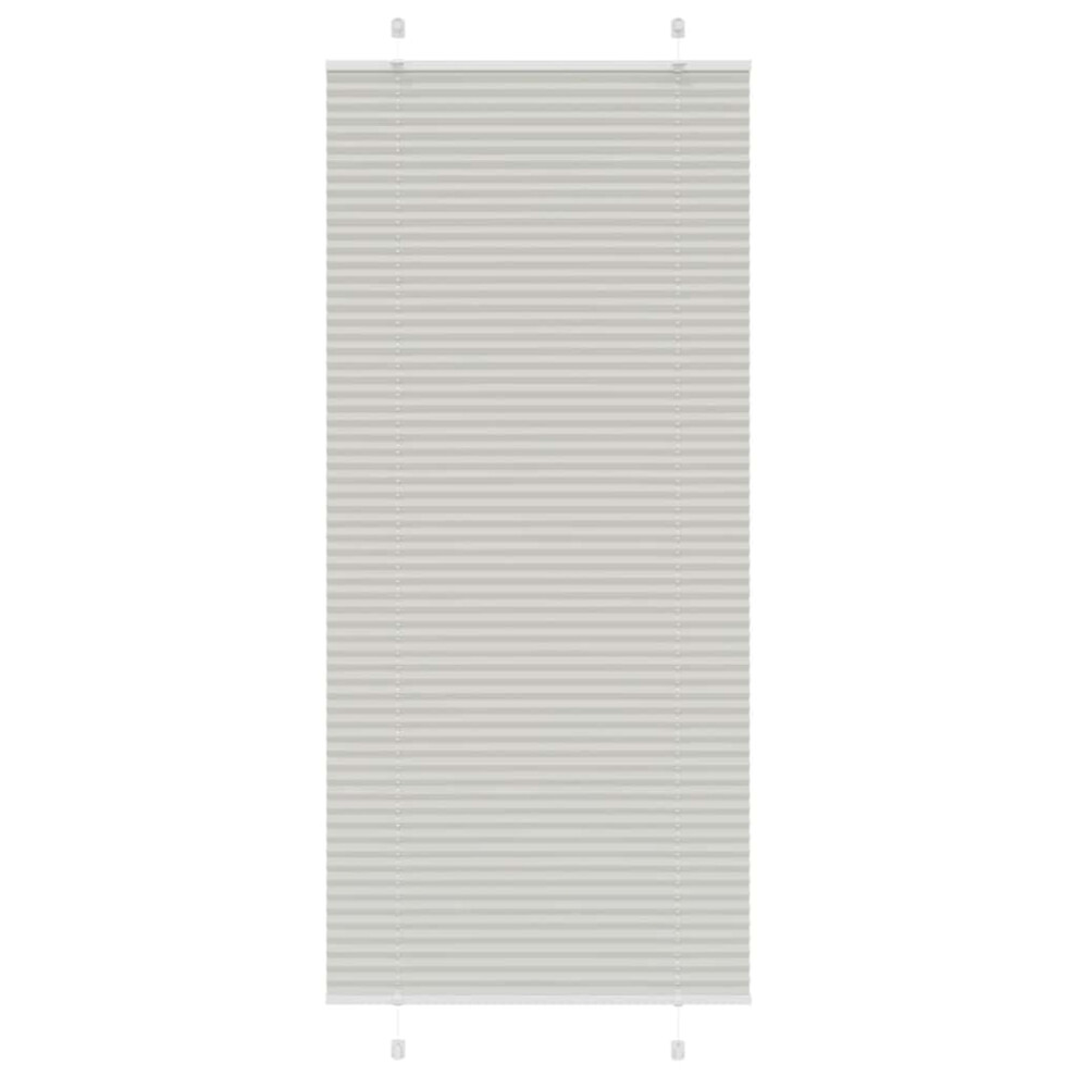Vidaxl (Light Grey, 95 X 200 Cm) Pleated Blind Anthracite 95X100 Cm Fabric Width 94.4 Cm Polyester