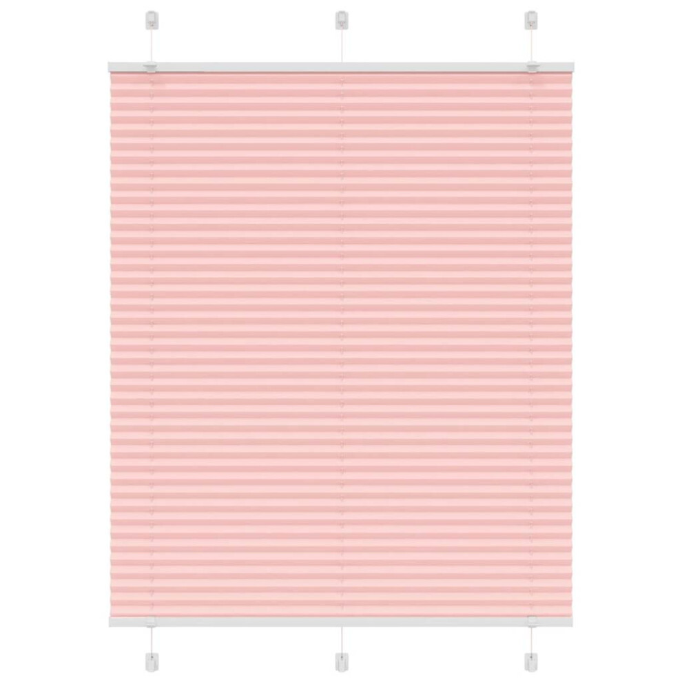 Vidaxl (Pink, 105 X 100 Cm) Pleated Blind Anthracite 95X100 Cm Fabric Width 94.4 Cm Polyester