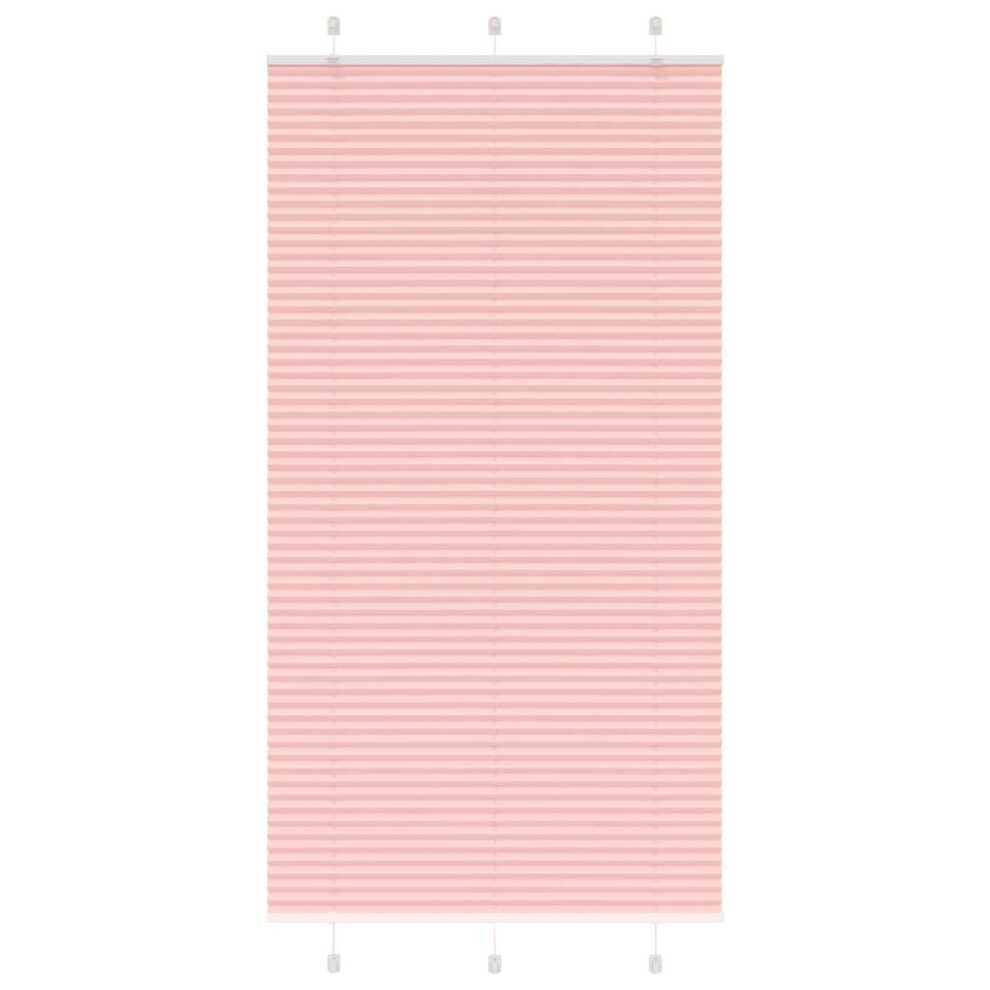 Vidaxl (Pink, 105 X 200 Cm) Pleated Blind Anthracite 95X100 Cm Fabric Width 94.4 Cm Polyester