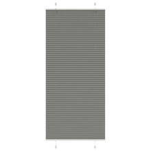 vidaXL Plissee Anthrazit 95x200 cm Stoffbreite 94,4 cm Polyester