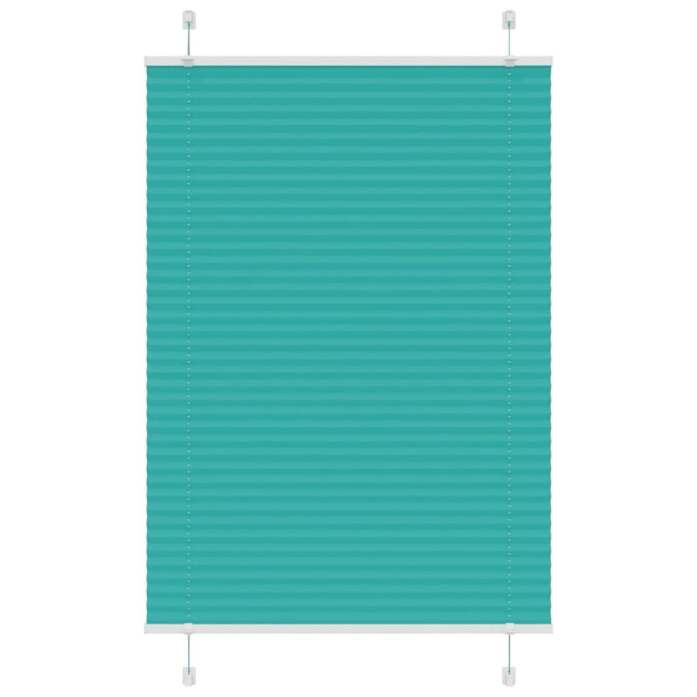 Vidaxl (Petrol Green, 95 X 150 Cm) Pleated Blind Anthracite 95X100 Cm Fabric Width 94.4 Cm Polyester