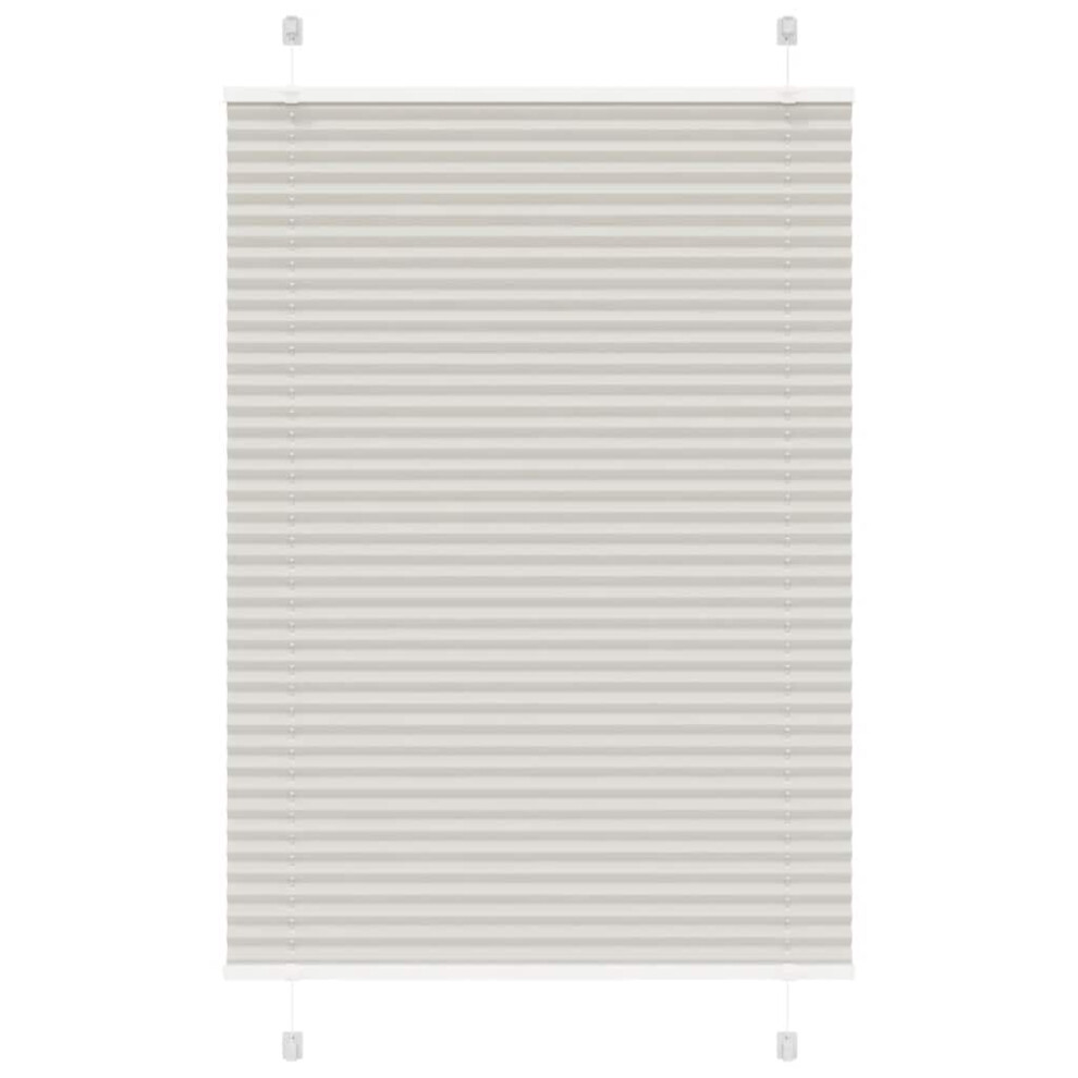 Vidaxl (Light Grey, 95 X 100 Cm) Pleated Blind Anthracite 95X100 Cm Fabric Width 94.4 Cm Polyester