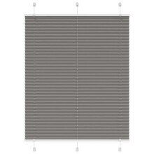 vidaXL Plissee Anthrazit 105x150 cm Stoffbreite 104,4 cm Polyester