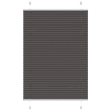 vidaXL Plissee Schwarz 95x150 cm Stoffbreite 94,4 cm Polyester