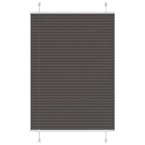 VidaXL vidaXL Plissee Schwarz 95x150 cm Stoffbreite 94,4 cm Polyester